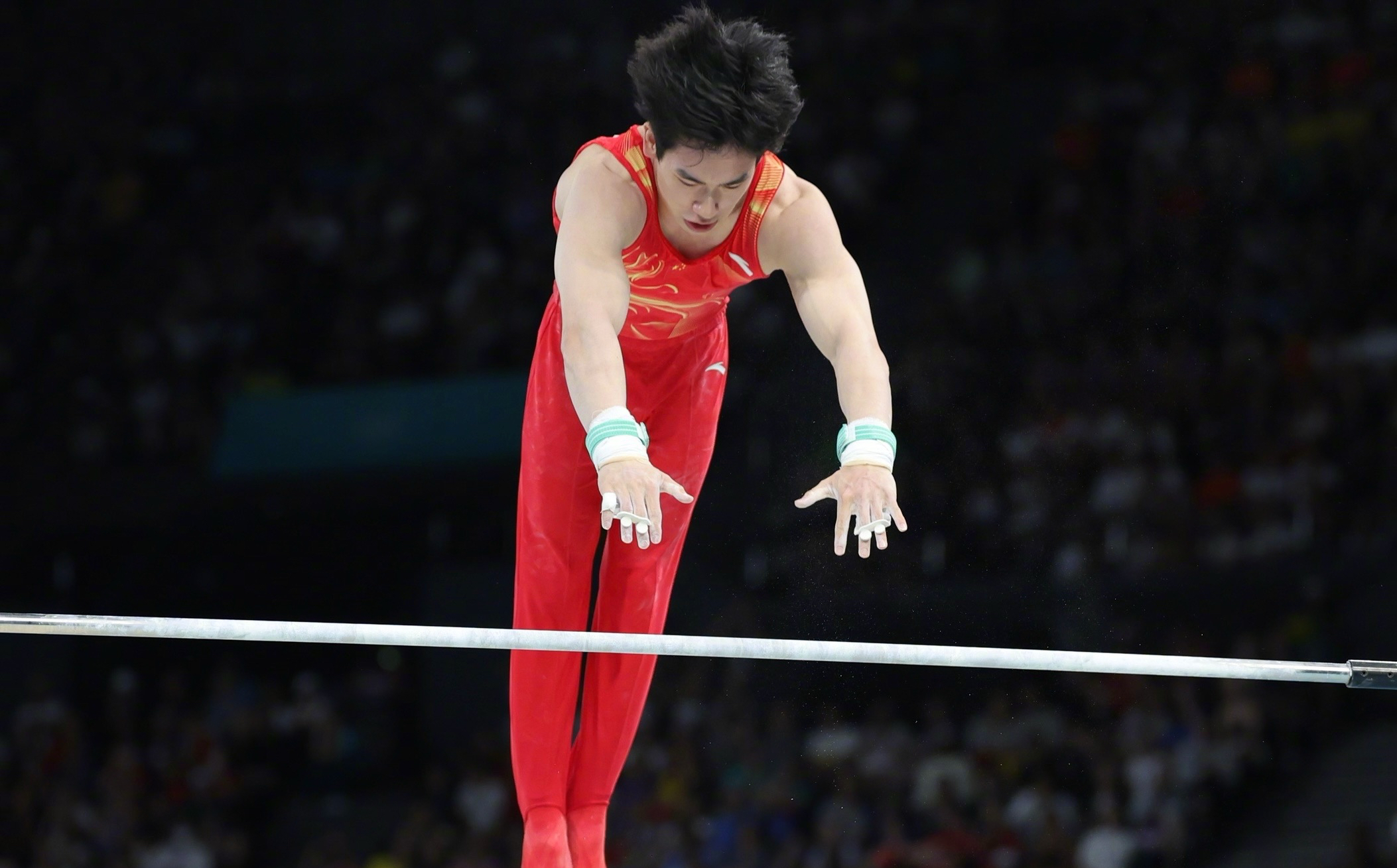 竞技体操比赛男子项目德国选手勇夺金牌 竞技体操比赛男子项目德国选手勇夺金牌